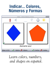 Indicar…Colores, Numeros, y Formas